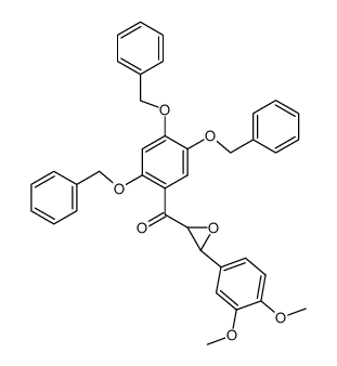 2',4',5'-tribenzyloxy-3,4-dimethoxychalkone epoxide Structure