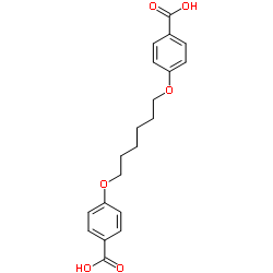 1,6-Bis(p-carboxyphenoxy)hexane Structure