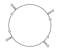 1,4,12,15-tetraoxacyclodocosane-5,11,16,22-tetrone Structure