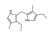 1H-Pyrrole,3-ethyl-2-[(4-ethyl-3-methyl-1H-pyrrol-2-yl)methyl]-4-methyl-(9CI)结构式