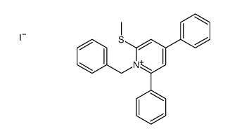 1-benzyl-2-methylsulfanyl-4,6-diphenylpyridin-1-ium,iodide Structure