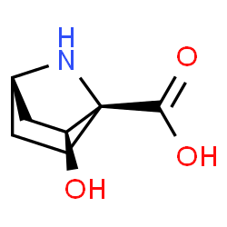 7-Azabicyclo[2.2.1]heptane-1-carboxylic acid, 2-hydroxy-, (1R,2S,4S)- (9CI) Structure