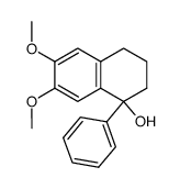 6,7-dimethoxy-1-phenyl-1,2,3,4-tetrahydronaphthalen-1-ol Structure