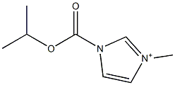 1H-Imidazolium,1-methyl-3-[(1-methylethoxy)carbonyl]-(9CI) structure