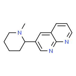 1,8-Naphthyridine,3-(1-methyl-2-piperidinyl)-(9CI) structure