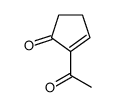 2-acetylcyclopent-2-en-1-one Structure