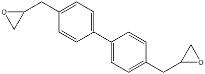 4,4'-bis(oxiran-2-ylmethyl)-1,1'-biphenyl Structure