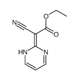 ethyl 2-cyano-2-(1H-pyrimidin-2-ylidene)acetate结构式