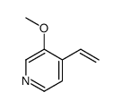 4-ethenyl-3-methoxypyridine Structure