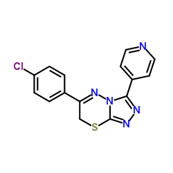 6-(4-Chlorophenyl)-3-(4-pyridinyl)-7H-[1,2,4]triazolo[3,4-b][1,3,4]thiadiazine图片