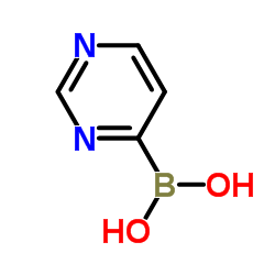 嘧啶-4-硼酸结构式