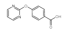 4-(2-PYRIMIDINYLOXY)BENZENECARBOXYLIC ACID structure