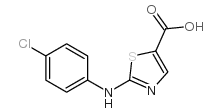 2-(4-氯苯基氨基)-5-噻唑羧酸图片