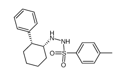 cis-N-(2-phenylcyclohexyl)-N'-tosylhydrazine结构式