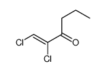 1,2-dichlorohex-1-en-3-one结构式