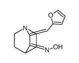 N-[2-(furan-2-ylmethylidene)-1-azabicyclo[2.2.2]octan-3-ylidene]hydroxylamine Structure