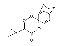 6'-(tert-butyl)spiro(tricyclo(3.3.1.13.7)decane-2,3'-1',2',4'-trioxan)-5'-one结构式