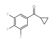 CYCLOPROPYL 3,4,5-TRIFLUOROPHENYL KETONE结构式