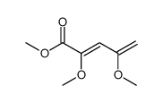 methyl 2,4-dimethoxypenta-2,4-dienoate结构式