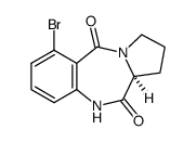 (S)-6-Bromo-2,3-dihydro-1H-pyrrolo[2,1-c][1,4]benzodiazepine-5,11(10H,11aH)-dione图片