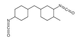 2-isocyanato-4-[(4-isocyanatocyclohexyl)methyl]-1-methylcyclohexane结构式