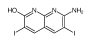 7-amino-3,6-diiodo-1H-1,8-naphthyridin-2-one Structure