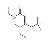 ethyl 3-butan-2-yl-5,5-dimethylhex-2-enoate结构式