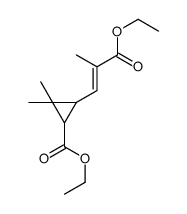 ethyl 3-[(E)-3-ethoxy-2-methyl-3-oxoprop-1-enyl]-2,2-dimethylcyclopropane-1-carboxylate Structure