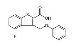 Benzo[b]thiophene-2-carboxylic acid, 4-fluoro-3-(phenoxymethyl)图片