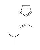 N-(2-methylpropyl)-1-thiophen-2-ylethanimine Structure