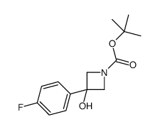 3-(4-氟苯基)-3-羟基氮杂丁烷-1-羧酸叔丁酯图片