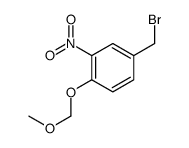 4-(bromomethyl)-1-(methoxymethoxy)-2-nitrobenzene Structure