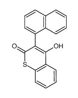 4-hydroxy-3-naphthalen-1-yl-thiochromen-2-one结构式