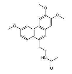 2,3,6-Trimethoxy-9-<2-acetamino-aethyl>-phenanthren Structure