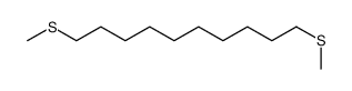 1,10-bis(methylsulfanyl)decane Structure