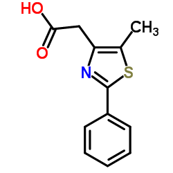 (5-甲基-2-苯基-4-噻唑基)乙酸图片