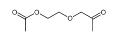 2-(2-oxopropoxy)ethyl acetate结构式