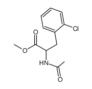 methyl 2-acetamido-3-(2-chlorophenyl)propanoate Structure