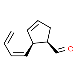 3-Cyclopentene-1-carboxaldehyde, 2-(1,3-butadienyl)-, [1R-[1alpha,2alpha(Z)]]- (9CI) structure