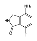 4-amino-7-fluoroisoindolin-1-one Structure