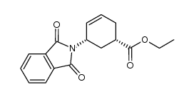 (1S,5S)-ethyl 5-(1,3-dioxoisoindolin-2-yl)cyclohex-3-enecarboxylate Structure