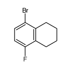 5-Bromo-8-fluoro-1,2,3,4-tetrahydronaphthalene Structure