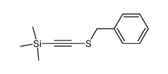 ((benzylthio)ethynyl)trimethylsilane Structure