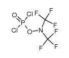 ((bis(trifluoromethyl)amino)oxy)phosphonic dichloride Structure