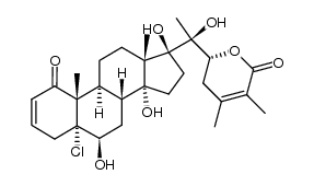 醉茄内酯C结构式