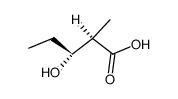 (2R,3R)-2-methyl-3-hydroxypentanoic acid Structure