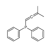 3-methylbuta-1,2-dienyl(diphenyl)phosphane Structure