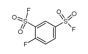 4-fluoro-1,3-benzenedisulfonyl fluoride Structure