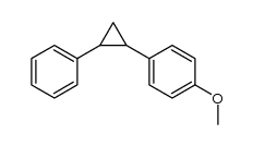 1-methoxy-4-(2-phenylcyclopropyl)benzene Structure