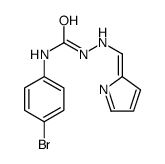 1-(4-bromophenyl)-3-[[(Z)-pyrrol-2-ylidenemethyl]amino]urea Structure